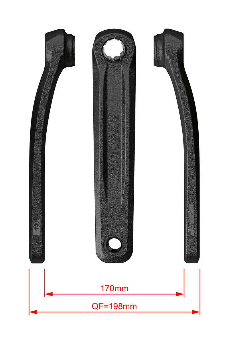 FSA Unisex Adult 421579676 Cp.Ped.E-Bike CK-320 Gen3 170, Argent, 320 Gen