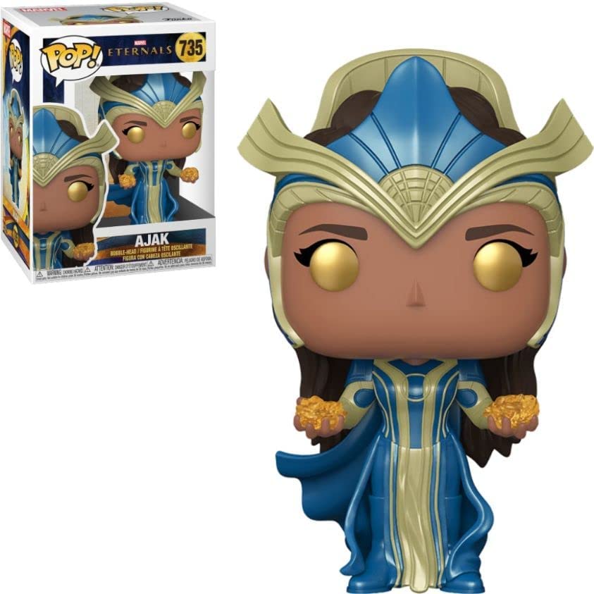 Funko POP! Marvel: Eternals - Ajak - The Eternals - Vinyl-Sammelfigur - Geschenkidee - Offizielle Handelswaren - Spielzeug Für Kinder und Erwachsene - Movies Fans - Modellfigur Für Sammler