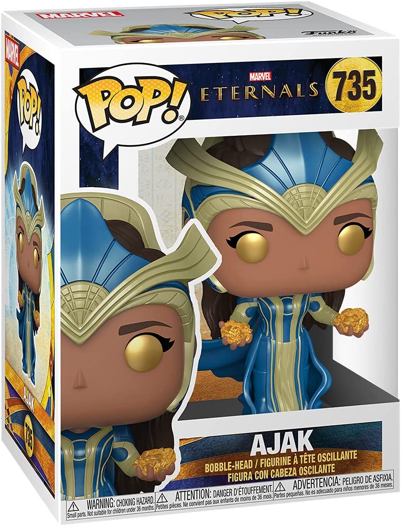 Funko POP! Marvel: Eternals - Ajak - The Eternals - Vinyl-Sammelfigur - Geschenkidee - Offizielle Handelswaren - Spielzeug Für Kinder und Erwachsene - Movies Fans - Modellfigur Für Sammler