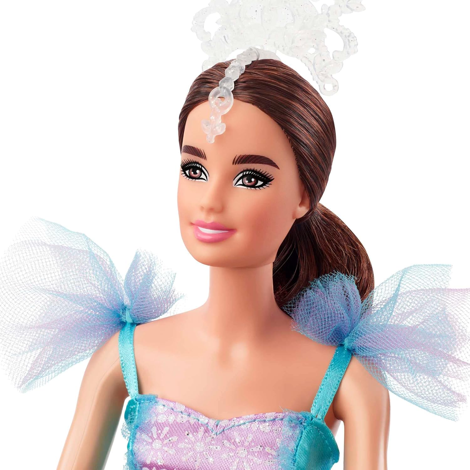 Barbie Signature Ballet Wishes Doll (Brunette, 12 in), Posable, Wearing Ballerina Costume, Tutu, Pointe Shoes & Tiara, Gift for 6 Year Olds and Up, HCB87