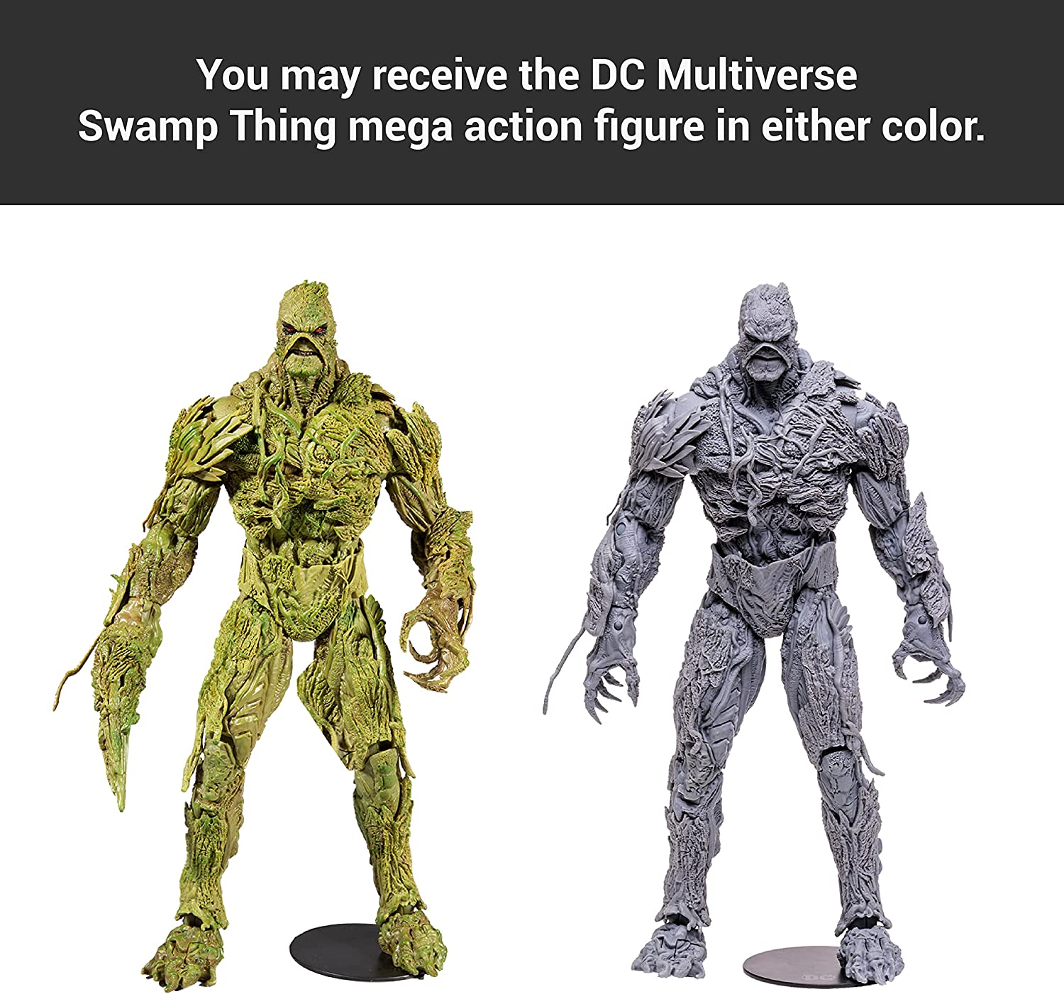 McFarlane Toys - DC Multiverse Swamp Thing Mega Action Figure with Accessories (Figure Style May Vary