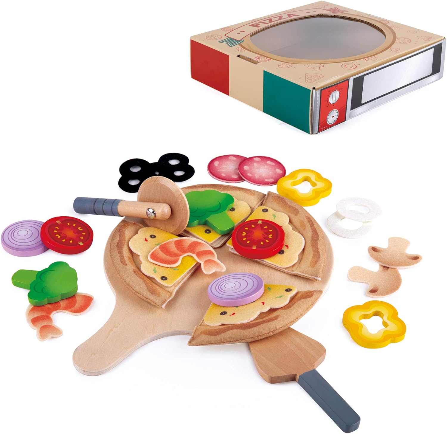 Hape Pizza Playset, Multicolor, Medium (E3173