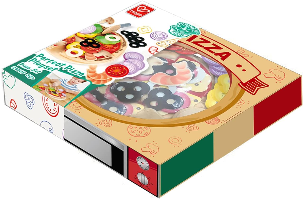 Hape Pizza Playset, Multicolor, Medium (E3173
