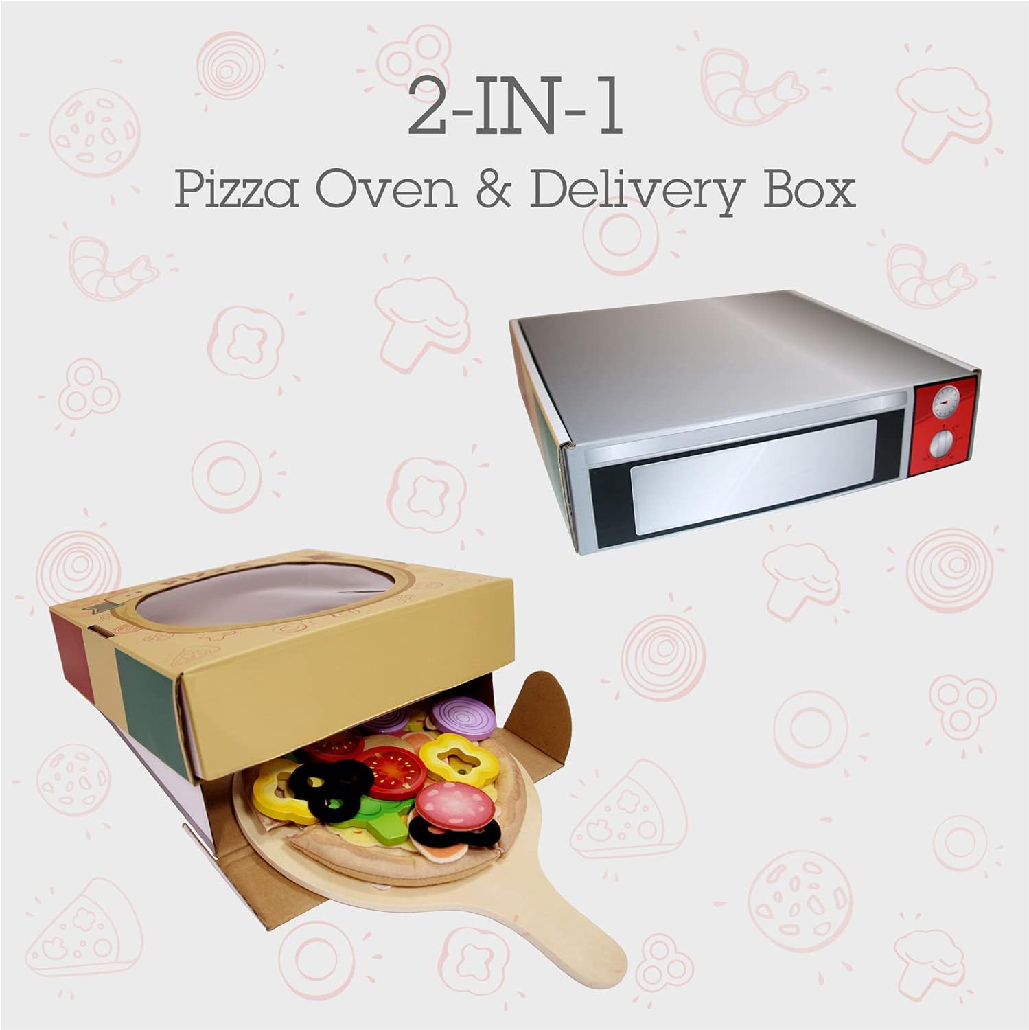 Hape Pizza Playset, Multicolor, Medium (E3173