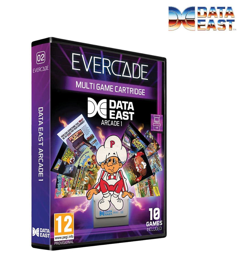 Evercade Data East Arcade Cartridge 1 (Electronic Games