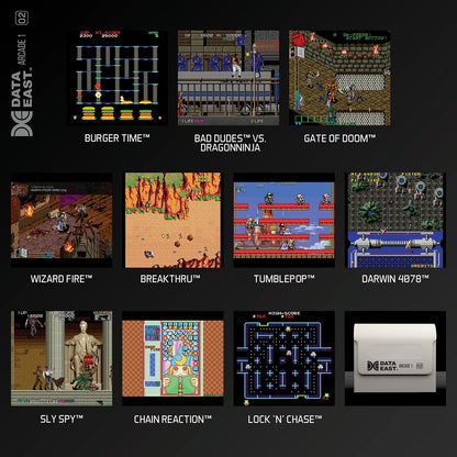 Evercade Data East Arcade Cartridge 1 (Electronic Games