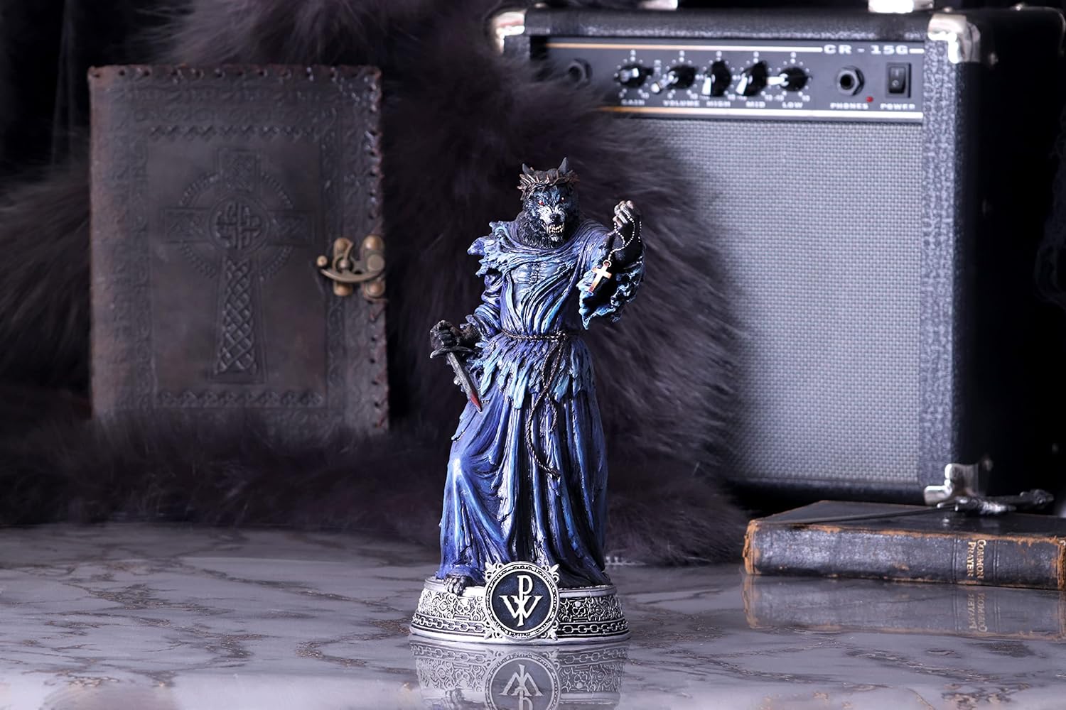 Nemesis Now Powerwolf Blessed & Possessed 25cm, Blue