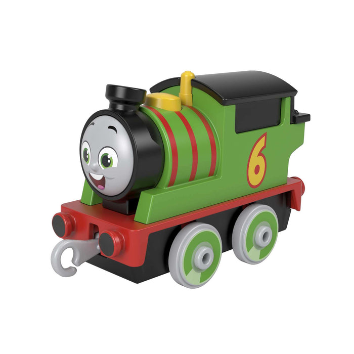 Thomas & Friends Toy Train, Percy Diecast Metal Engine, Push-Along Vehicle for Preschool Pretend Play - HBY22