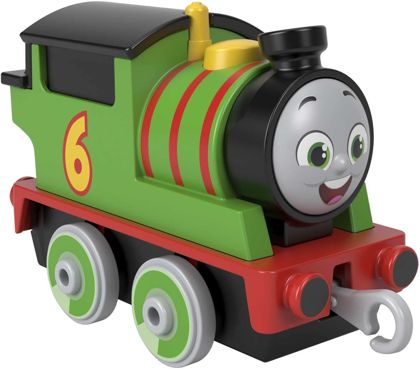 Thomas & Friends Toy Train, Percy Diecast Metal Engine, Push-Along Vehicle for Preschool Pretend Play - HBY22