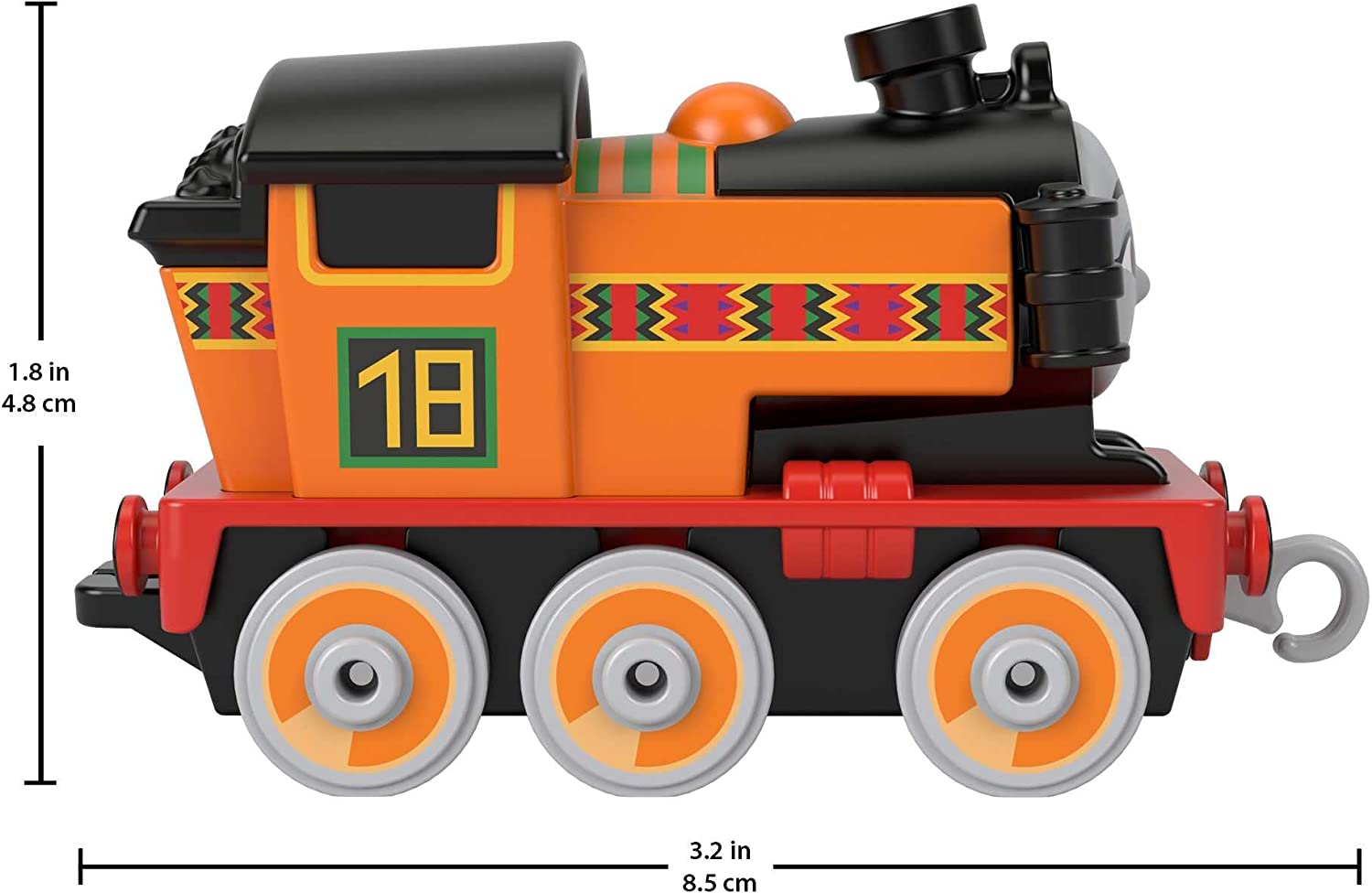 Thomas & Friends Toy Train, Nia Diecast Metal Engine, Push-Along Vehicle for Preschool Pretend Play - HBX92