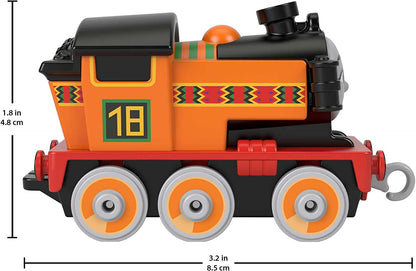 Thomas & Friends Toy Train, Nia Diecast Metal Engine, Push-Along Vehicle for Preschool Pretend Play - HBX92