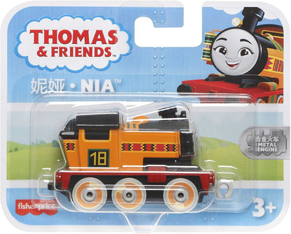 Thomas & Friends Toy Train, Nia Diecast Metal Engine, Push-Along Vehicle for Preschool Pretend Play - HBX92