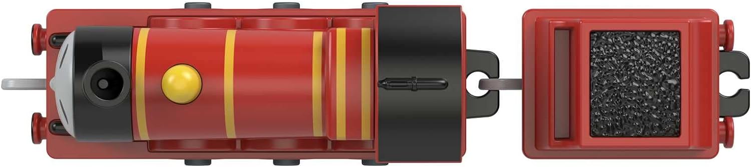 Fisher-Price Thomas & Friends die-cast push-along James toy train engine for preschool kids ages 3+