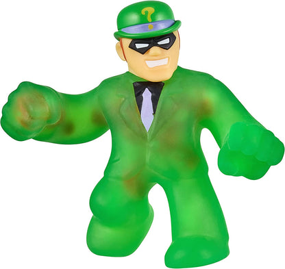 Heroes of Goo Jit Zu DC Versus Pack - 2 Stretchy, Squishy Figures with Super Squishy Batman versus Super Gooey Riddler, Perfect Christmas / Birthday Present For 4 To 8 Year Olds, Stretchy Tactile Play