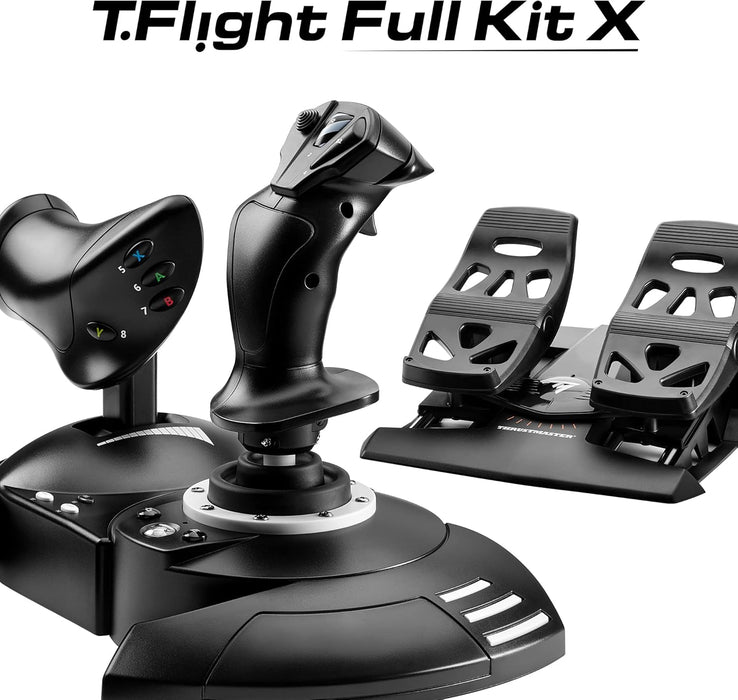 Thrustmaster T.Flight Full Kit X - Joystick, Throttle and Rudder Pedals for Xbox Series X|S / Xbox One / Windows T.Flight Full Kit Single