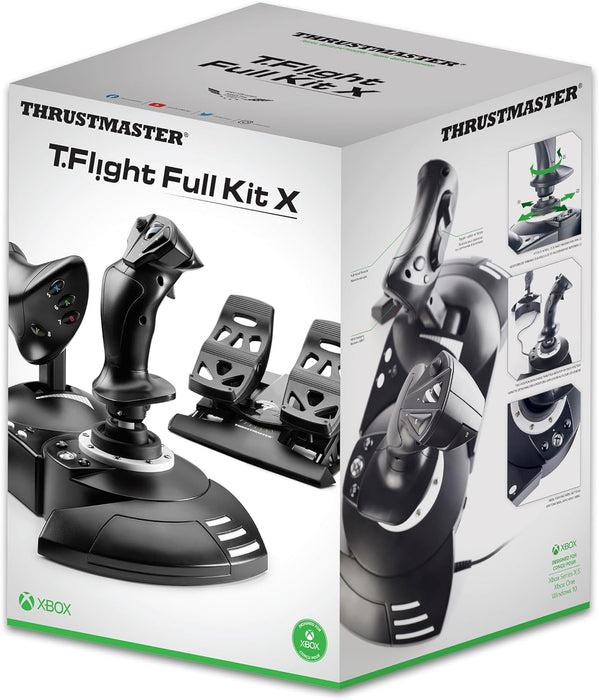 Thrustmaster T.Flight Full Kit X - Joystick, Throttle and Rudder Pedals for Xbox Series X|S / Xbox One / Windows T.Flight Full Kit Single