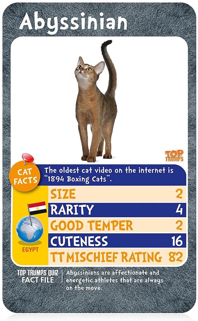 Top Trumps Classics Cats /Toys