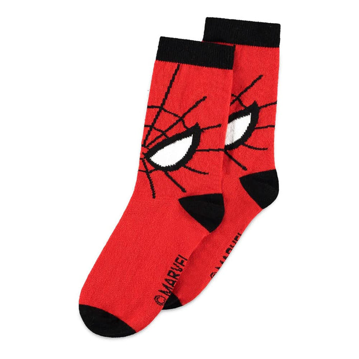 Marvel: Spider-Man Novelty Socks Black (Calzini Tg. 39/42) (3Pack)