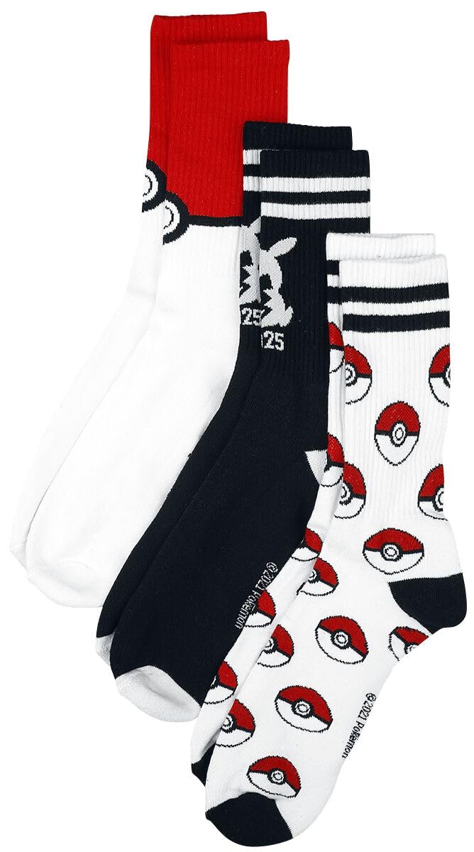 Pokémon Sport Socks Unisex Calcetines multicolor