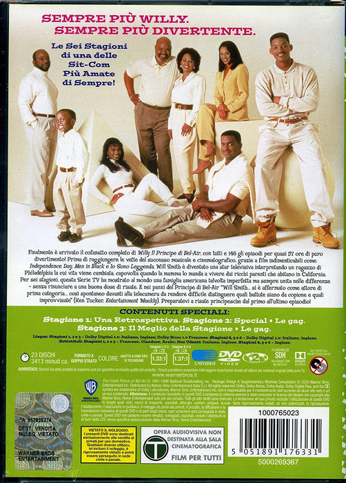 Willy,Principe Di Bel Air - Serie Completa (1-6) ( Box 23 Dv)