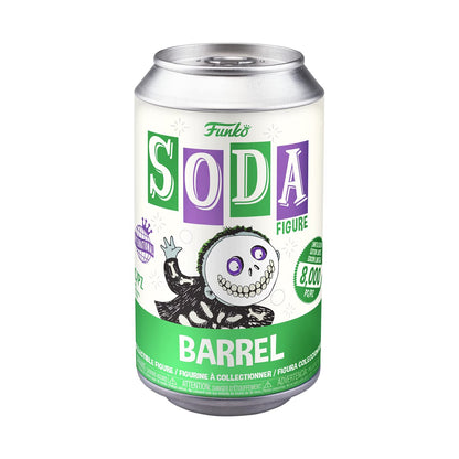 Funko Vinyl SODA: The Nightmare Before Christmas - Barrel w/Chase(IE). 1 in 6 Chance of Receiving A Chase Variant (Styles May Vary), Multicolor, One Size (58692