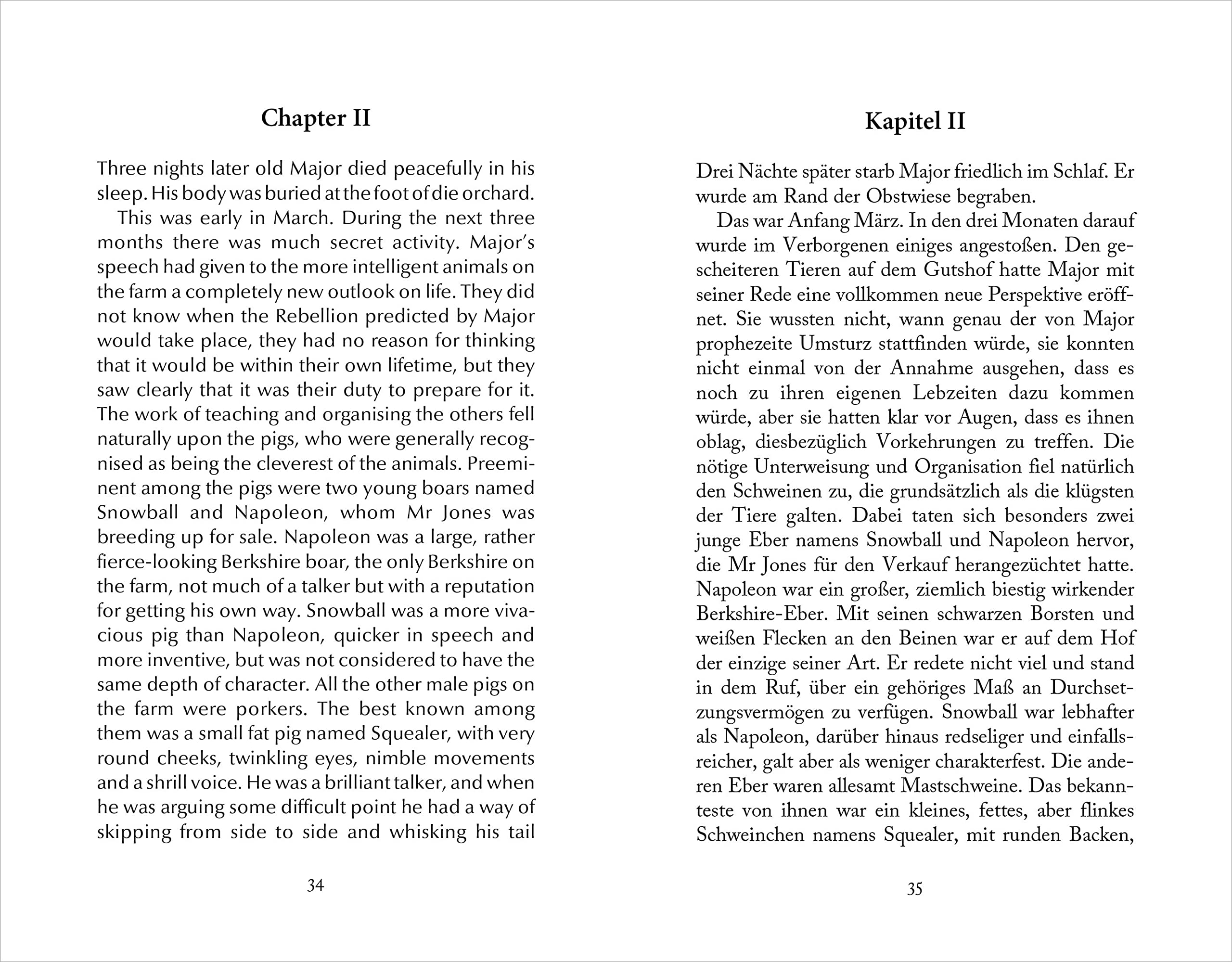 Farm der Tiere / Animal Farm: Zweisprachige Ausgabe (deutsch/englisch) ǀ Parallel gesetzter Text ǀ Klassiker im Original lesen (Anacondas zweisprachige Bücher, Band 20