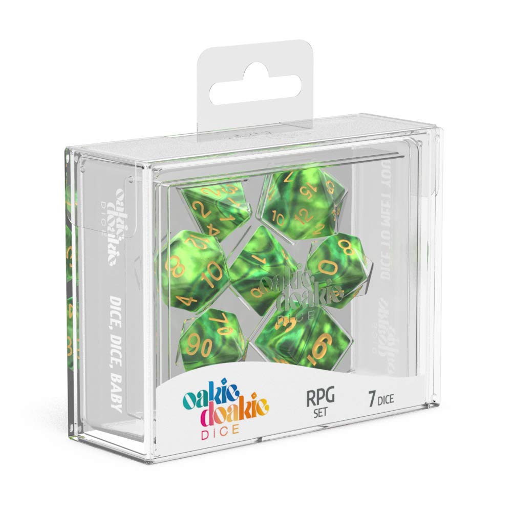 Oakie Doakie Dice Wurfel RPG-Set Gemidice - Jungle