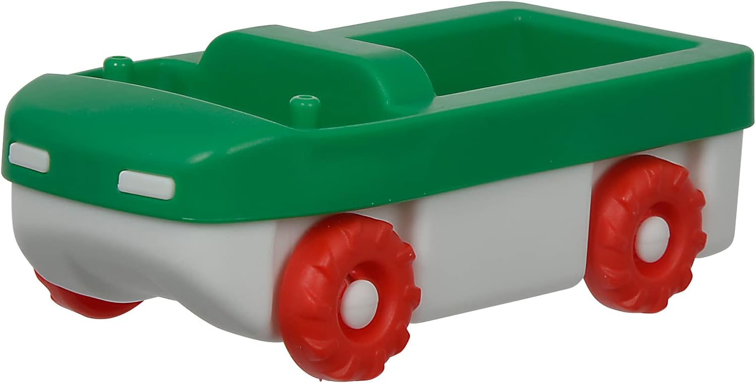 AquaPlay 8700000272 BoatSet-Accessories Waterways or for The Bath, 4 Boats, 1 Amphi-Lorry and Bo and Wilma, for Children from 3 Years, Multicoloured