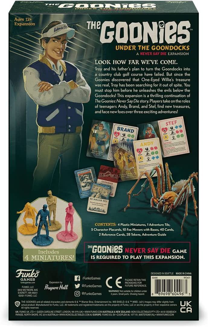 Funko The Goonies Under The Goondocks: A Never Say Die Expansion Game Under the Goondocks Expansion