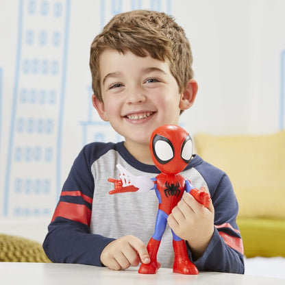 SPIDEY AND HIS AMAZING FRIENDS Marvel Figura Gigante de Spidey de 22.5 cm - Juguete para niños a Partir de 3 años