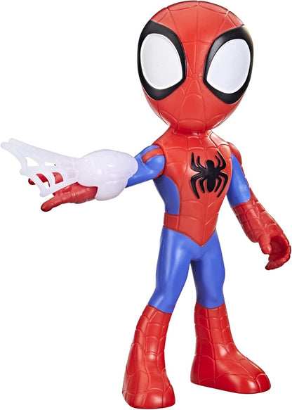 SPIDEY AND HIS AMAZING FRIENDS Marvel Figura Gigante de Spidey de 22.5 cm - Juguete para niños a Partir de 3 años