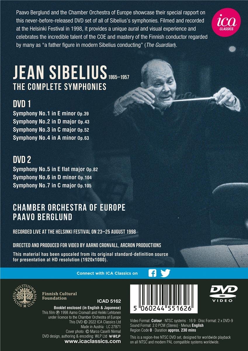 Sibelius: The Complete Symphonies - Chamber Orchestra of Europe; Paavo Berglund.