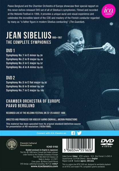 Sibelius: The Complete Symphonies - Chamber Orchestra of Europe; Paavo Berglund.
