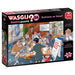Jumbo, Wasgij, Destiny 24 Business as Usual, Puzzles for Adults, 1000 piece &, Wasgij Christmas 18 Gingerbread Showstopper, Jigsaw Puzzles for Adults, 2 x 1000piece + 18 Gingerbread Showstopper