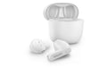 Philips Wireless Earbuds, Adults In Ear without Ear Tips, Super Slim Charging Case, Splash sweat Resistant, Bluetooth,18 Hours Play Time, Built In Mic, Slim Design, Comfortable Fit, White TAT2236WT/00
