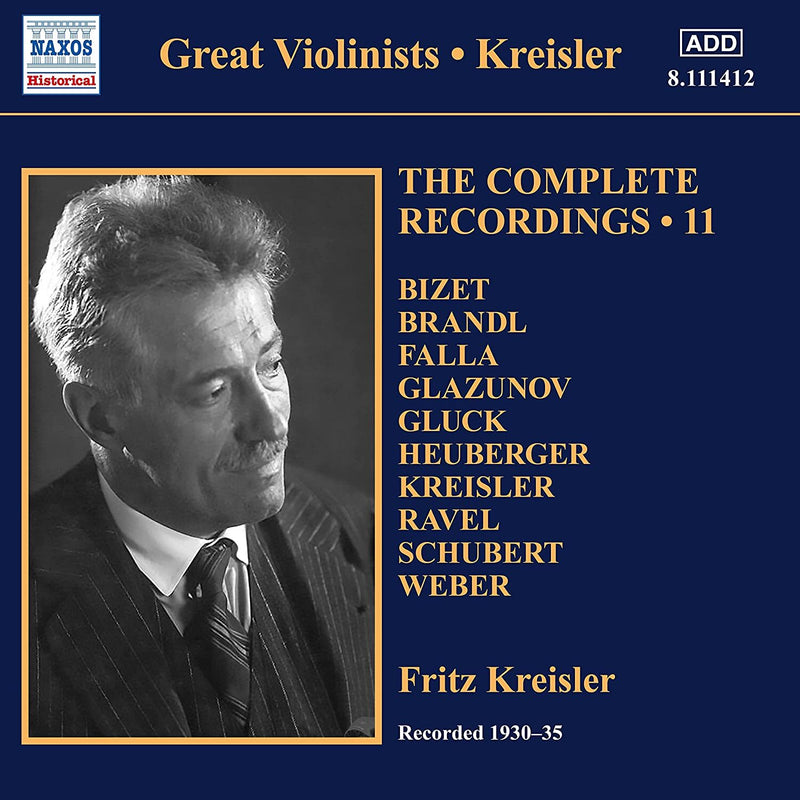 Fritz Kreisler: The Complete Recordings: Recorded 1930-35 - Volume 11