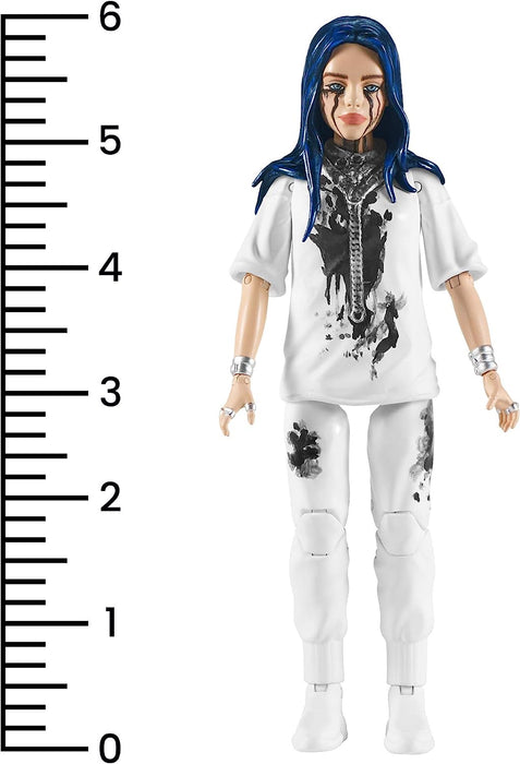 Billie Eilish Bandai 10.5" Collectible Figure Bad Guy Doll Toy with Music Video Inspired Clothes and Set Backdrop When the Party is Over