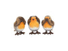 Nemesis Now Three Wise Robins - Figura Decorativa (8 cm), Color marrón