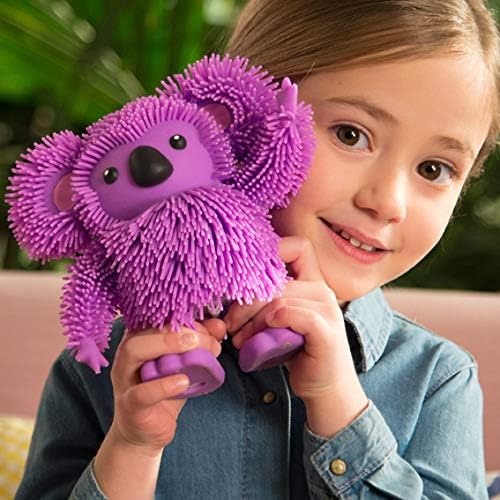 Jiggly Pets Koala Pink Interactive Electronic Koala toy with sounds music and movement Animal Toys Interactive pets Purple