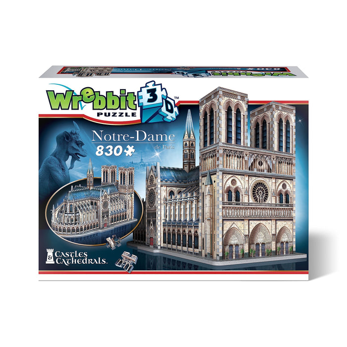 Wrebbit3D | Notre-Dame de Paris (830pc) | Puzzle | Ages 12+