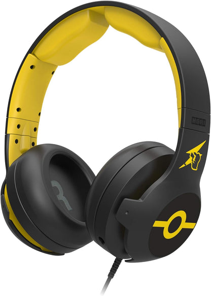 HORI - Auriculares Gaming Pro (Pikachu Cool) - Licencia oficial (Nintendo Switch)