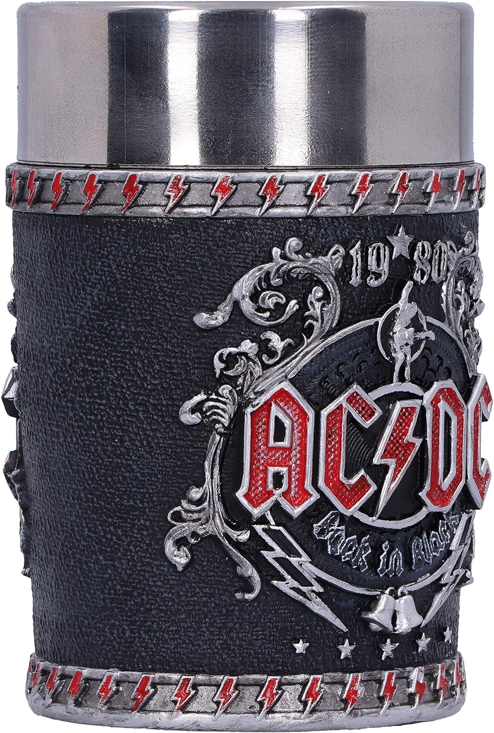 Nemesis Now Officially licensed ACDC Back in Black Shot Glass