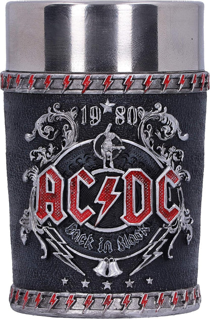 Nemesis Now Officially licensed ACDC Back in Black Shot Glass