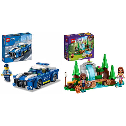 LEGO 60312 City Police Car Toy for Kids 5 plus Years Old with Officer Minifigure, Small Gift Idea, Adventures Series, Chase Vehicle Building Set