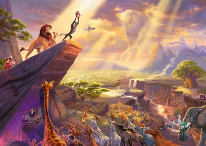 Schmidt 59673 Spiele + Thomas_Kinkade: Disney_The_Lion_King + Jigsaw_Puzzle + 1000_Pieces