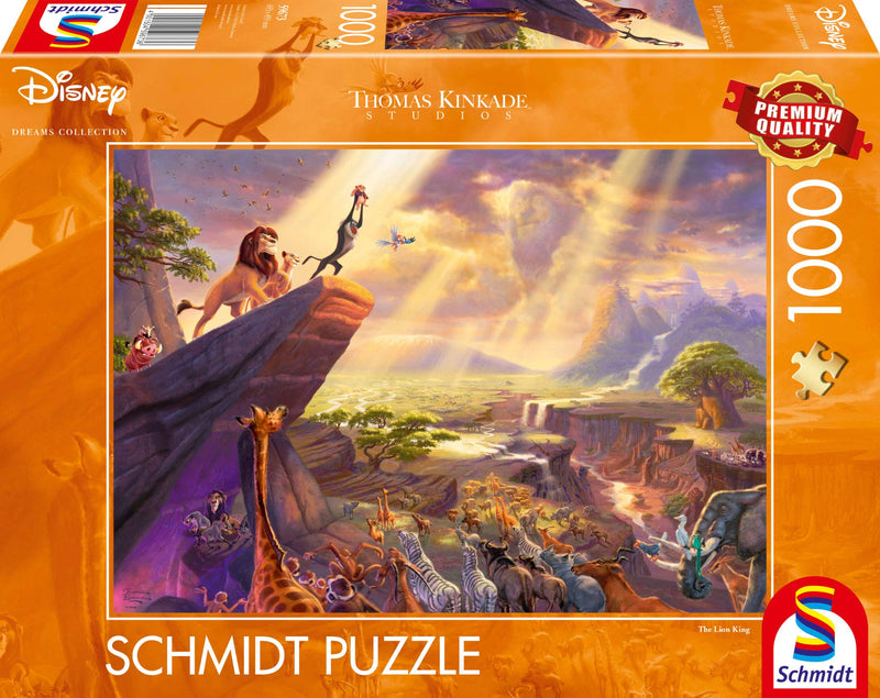 Schmidt 59673 Spiele + Thomas_Kinkade: Disney_The_Lion_King + Jigsaw_Puzzle + 1000_Pieces