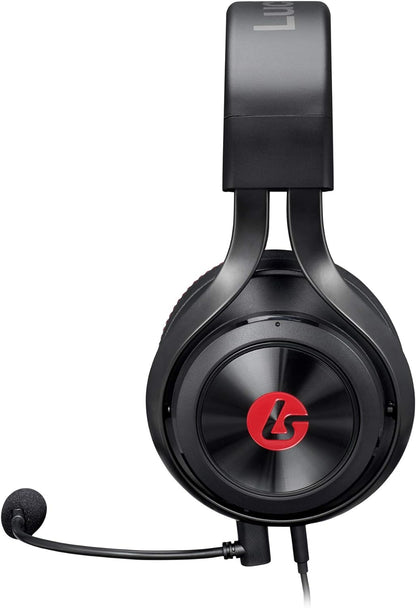LucidSound LS25BK Wired Surround Sound Gaming Headset Officially Licensed for Xbox Series X|S, Xbox Series X, Xbox One, chat - works with with PS4, PC, Mac, Mobile, iOS, Android