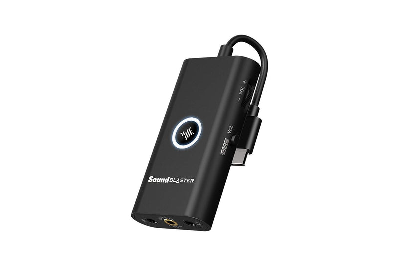 Creative Sound Blaster G3 Portable Console Gaming External Sound Card USB-C DAC Amplifier, Compatible With PS5, PS4, Switch, PC, Mac, for Headphones