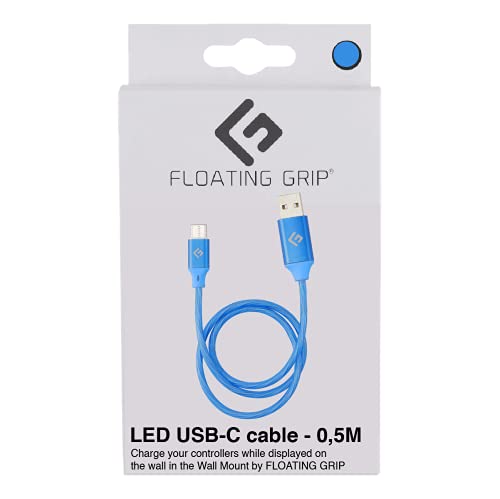 `Floating Grip 0,5M Led Usb-C Cable (Blue)`