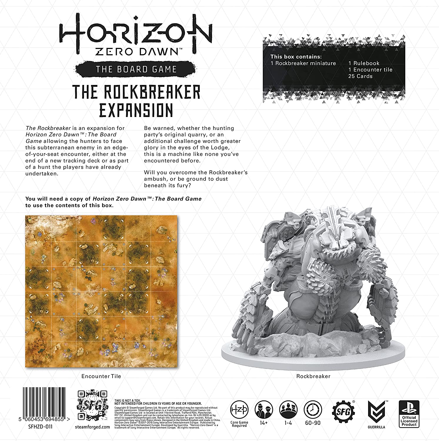 Horizon Zero Dawn The Board Game - Rockbreaker Expansion,Multi